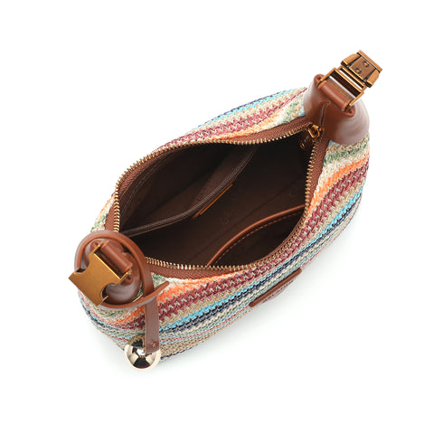 Bohemia Shoulder Bag Slouchy Style - Colorful